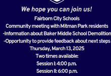 Community Meetings Mitman Park neighborhood