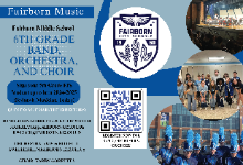 Sign-ups for 6th grade Band, Choir and Orchestra