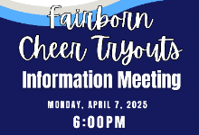 Fairborn Cheerleading Tryouts and Informational Meeting
