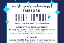 Cheerleading Tryout information