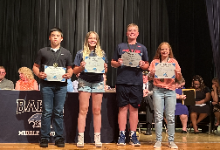 Baker Middle School End of the Year Awards
