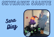 Skyhawk Salute to Fairborn Intermediate ESL teacher Sara Diaz