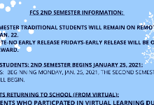 FCS 2nd Semester Information