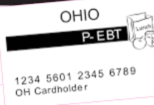 P-EBT card information for families