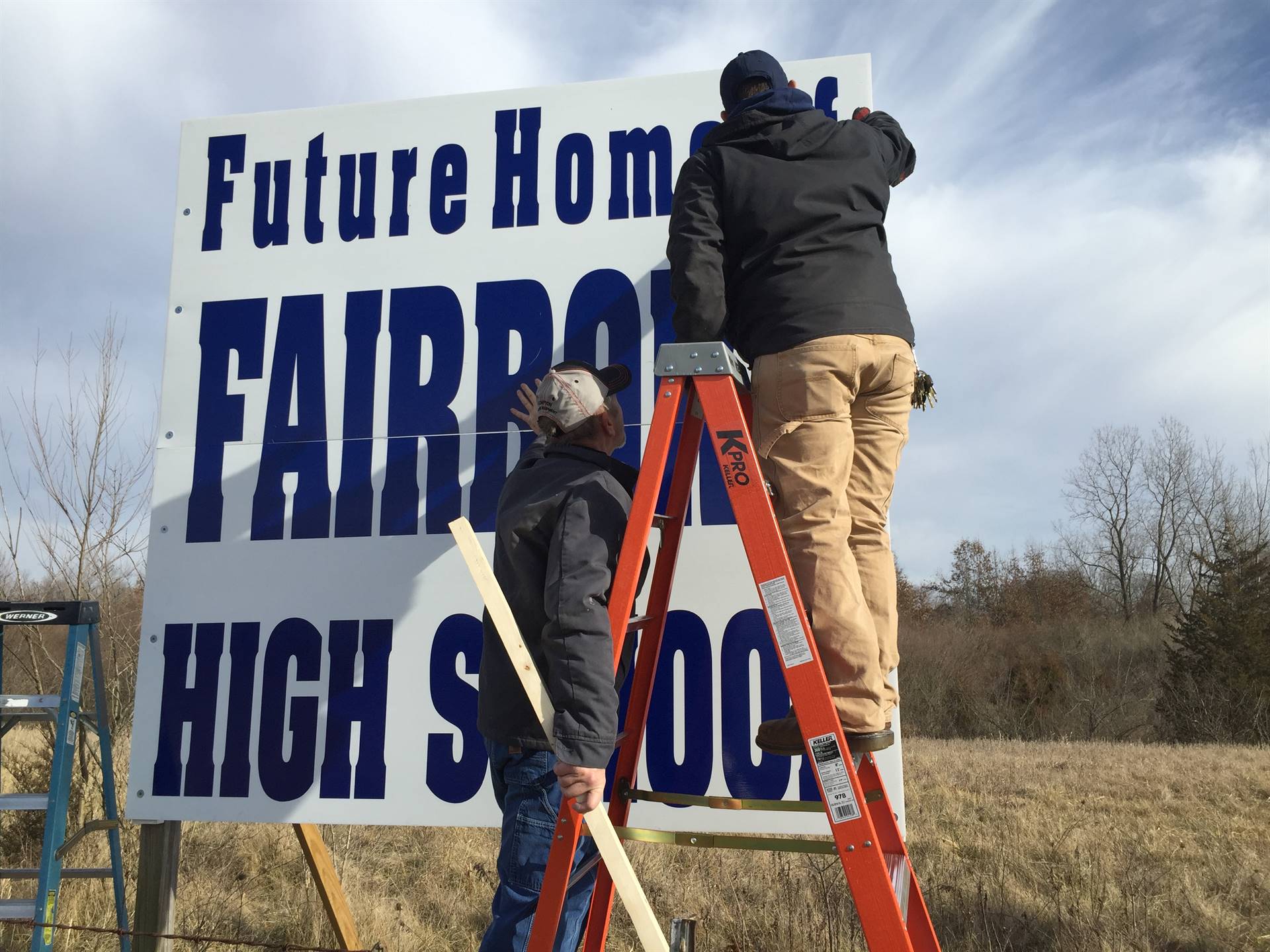 Fairborn High School land on Commerce Center Blvd.