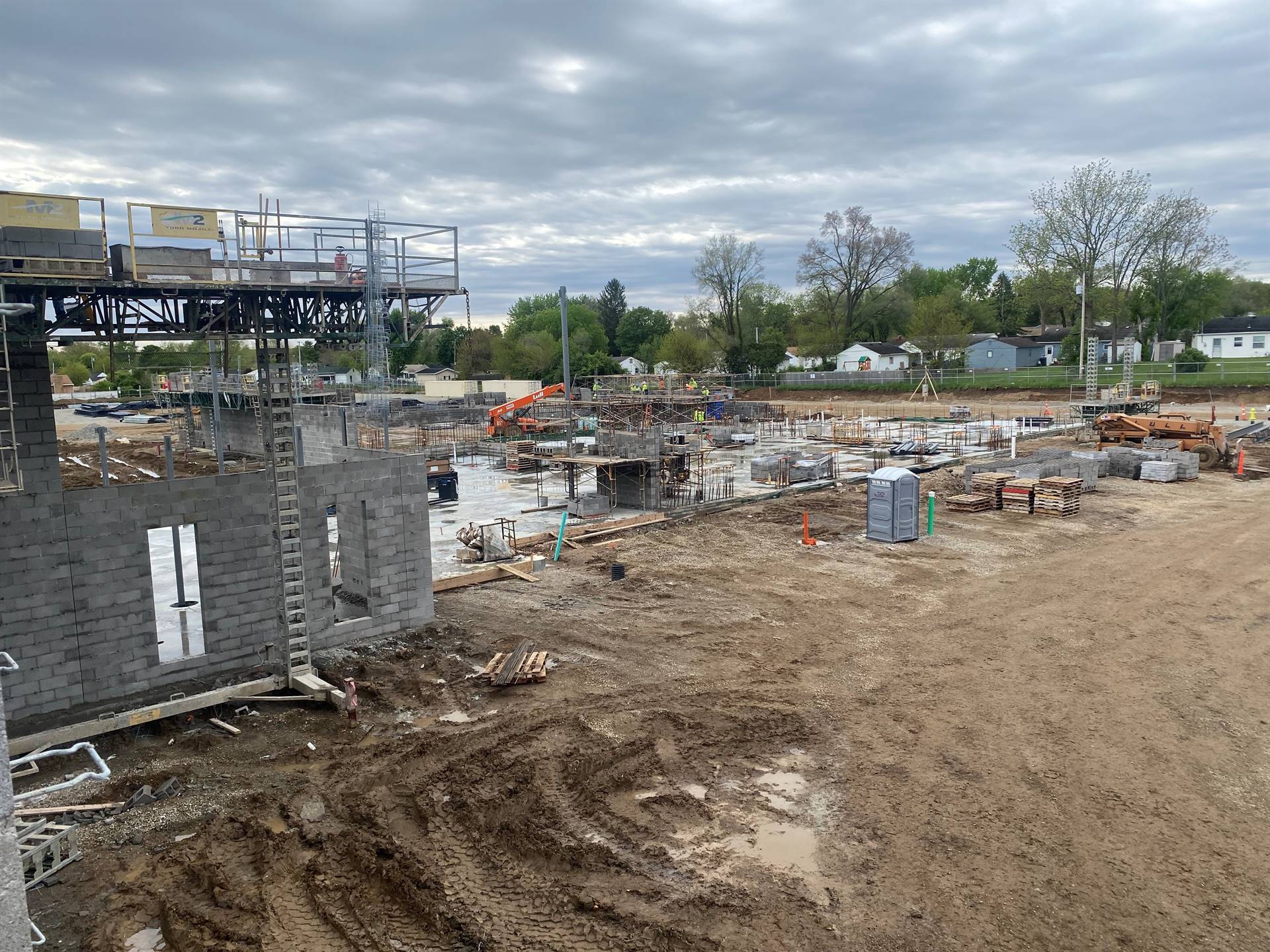 Area C-May 12, 2021 Fairborn Intermediate construction site