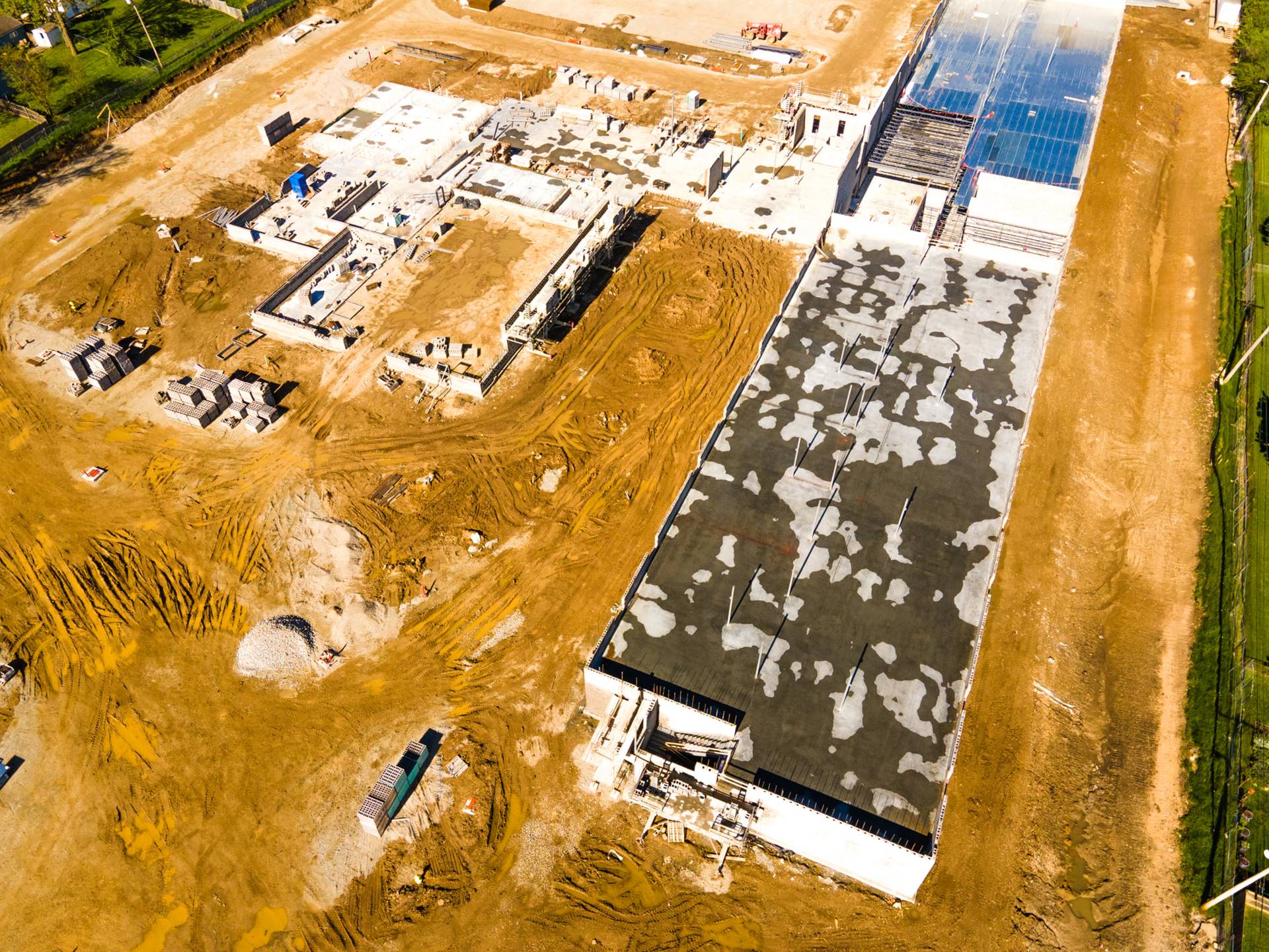 Fairborn Intermediate update May 8th -courtesy Mark Rickert, Busy Bee Aerials