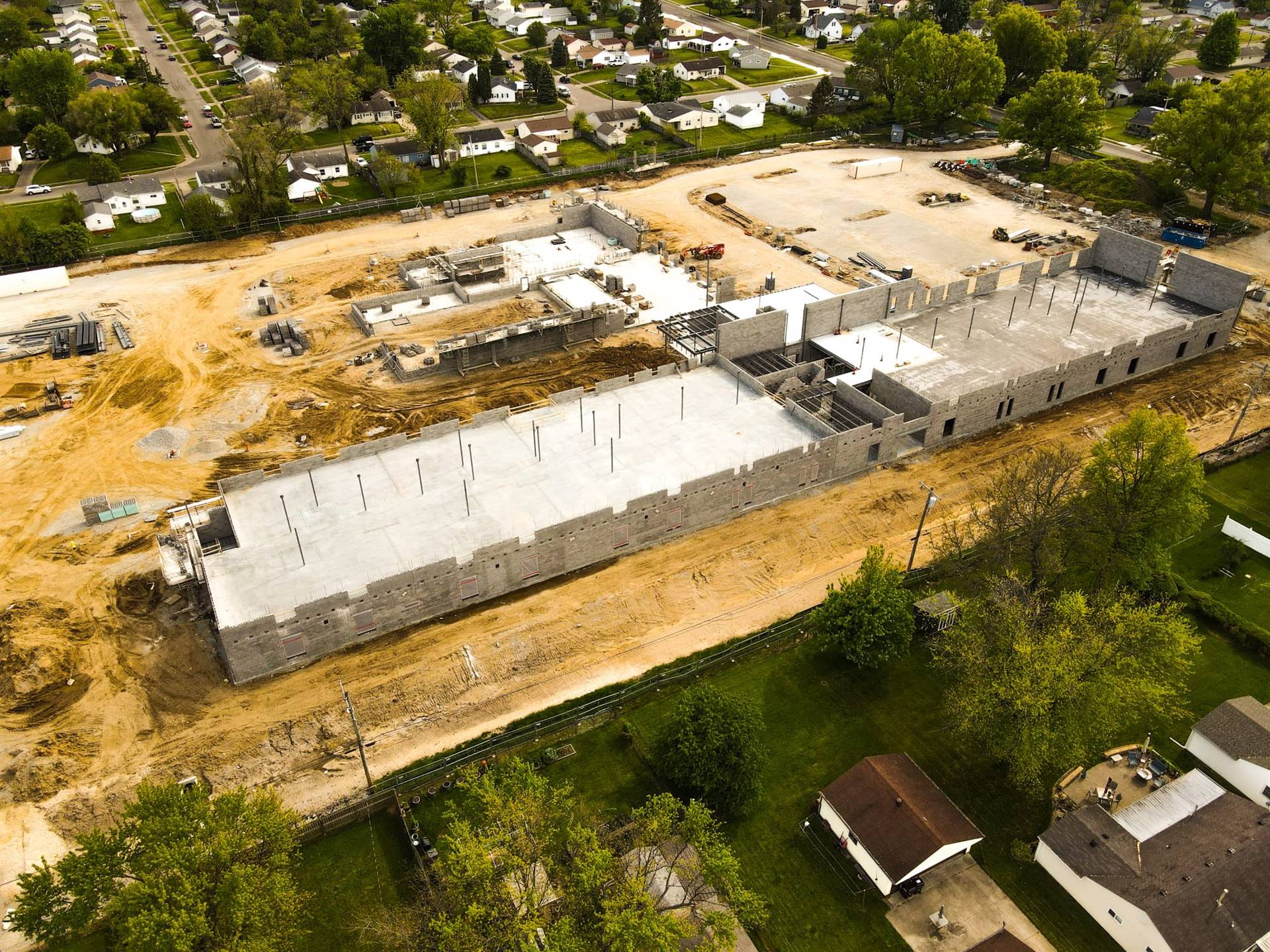 Fairborn Intermediate update May 15th-courtesy of Mark Rickert, Busy Bee Aerials