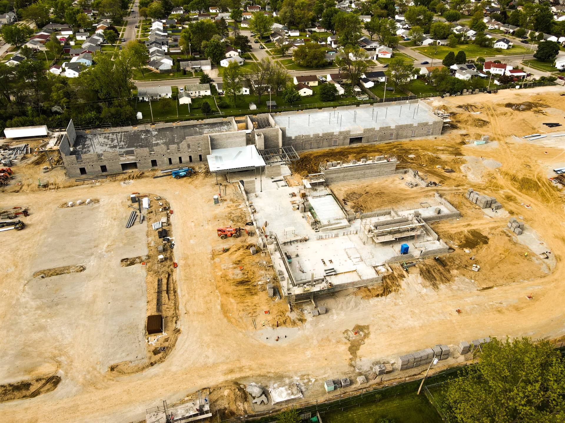 Fairborn Intermediate update May 15th-courtesy of Mark Rickert, Busy Bee Aerials