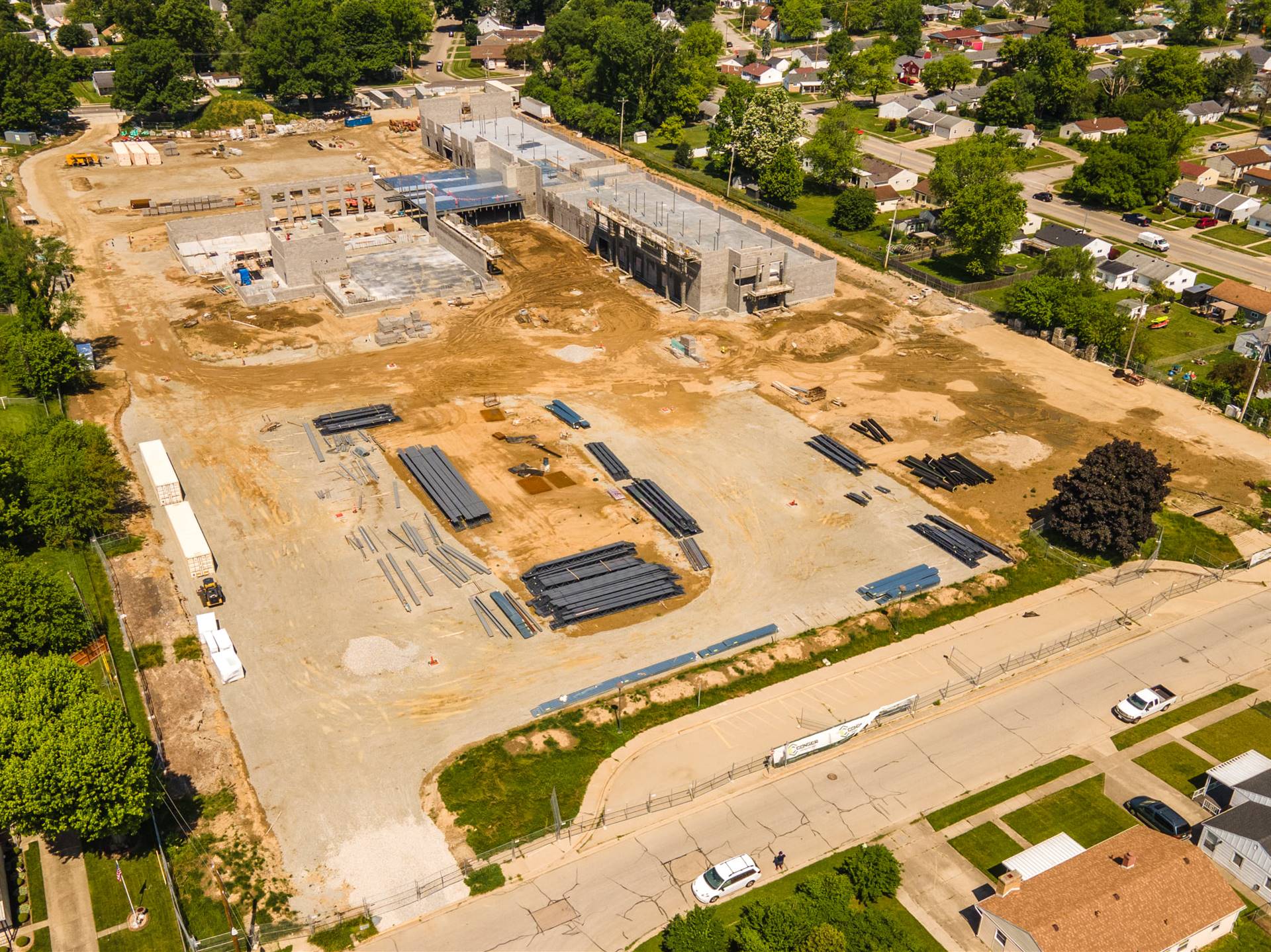 Overview FIS construction site from Busy Bee Aerial Productions LLC June 5, 2021