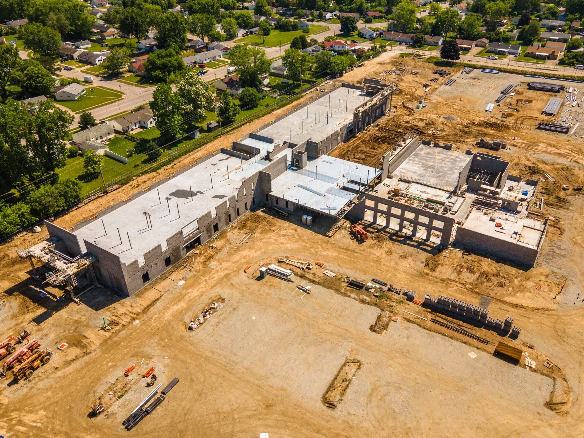 Overview FIS construction site from Busy Bee Aerial Productions LLC June 5, 2021