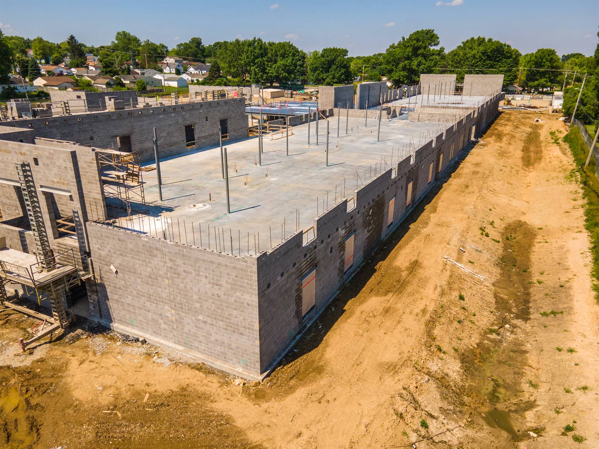 Overview FIS construction site from Busy Bee Aerial Productions LLC June 5, 2021