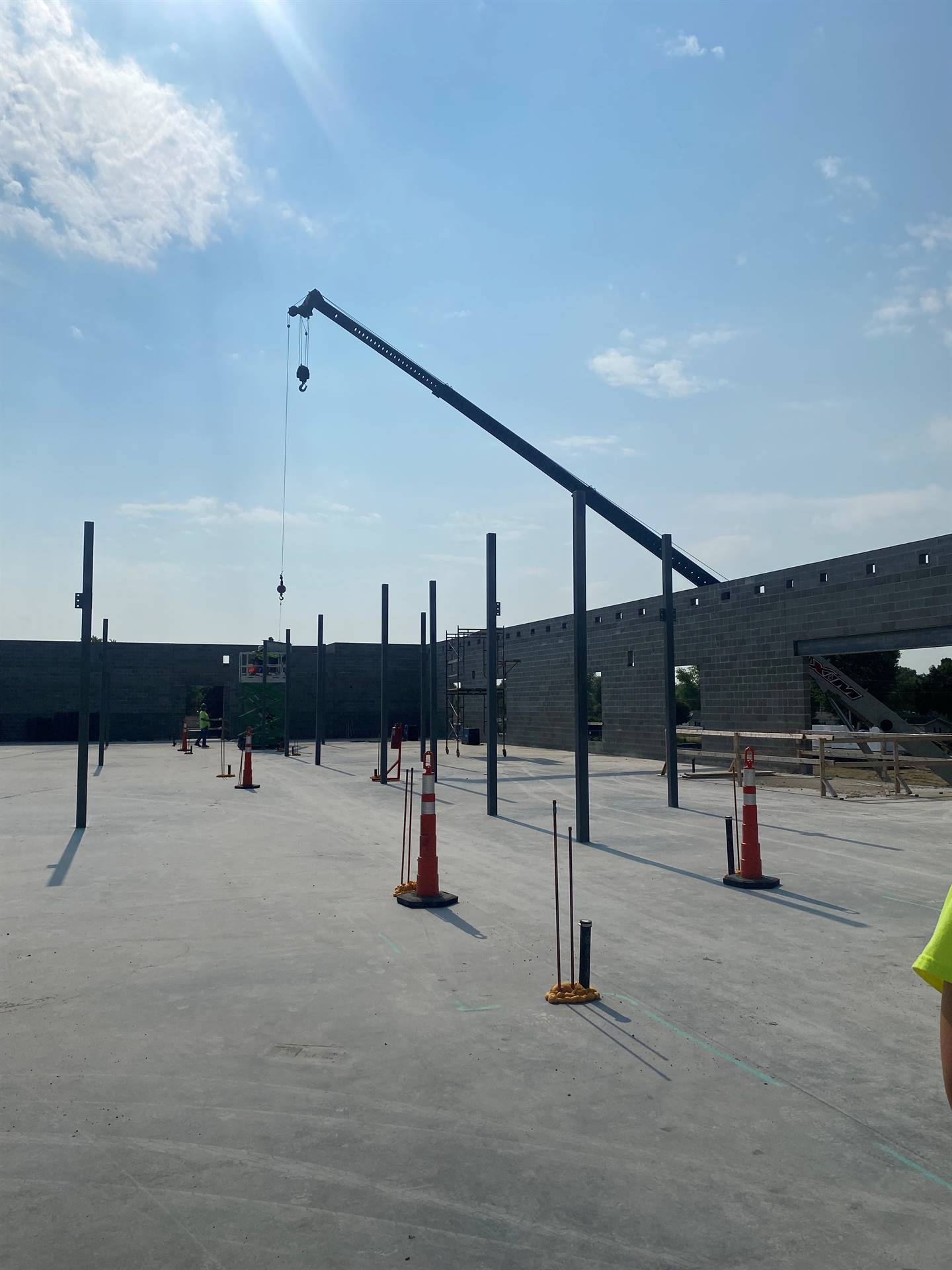 Fairborn Intermediate construction site July 7, 2021