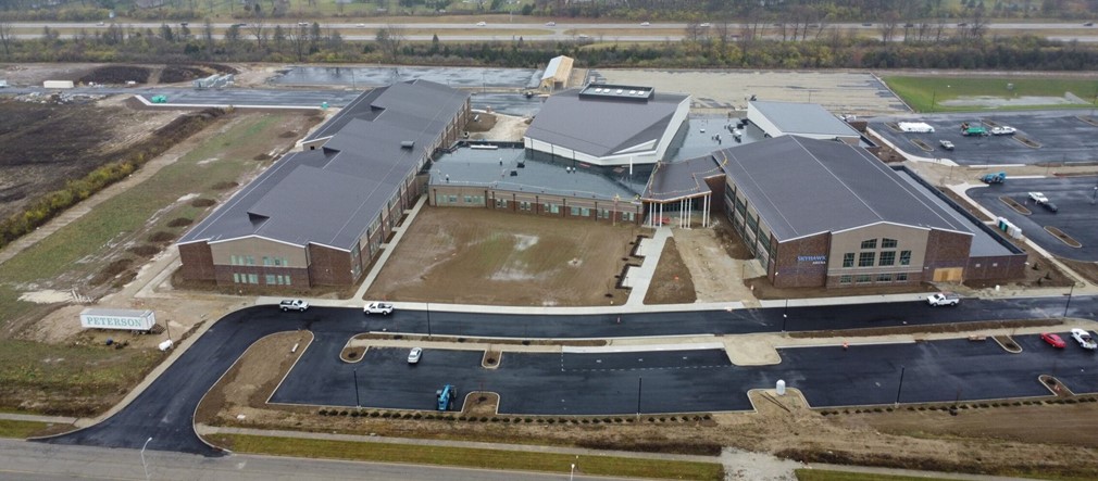 Updated photographs Fairborn High School construction site 11-22-2023