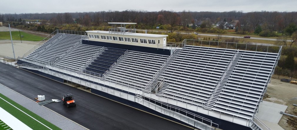 Updated photographs Fairborn High School construction site 11-22-2023