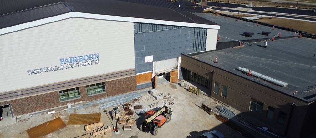Fairborn High School construction photo November 8, 2023