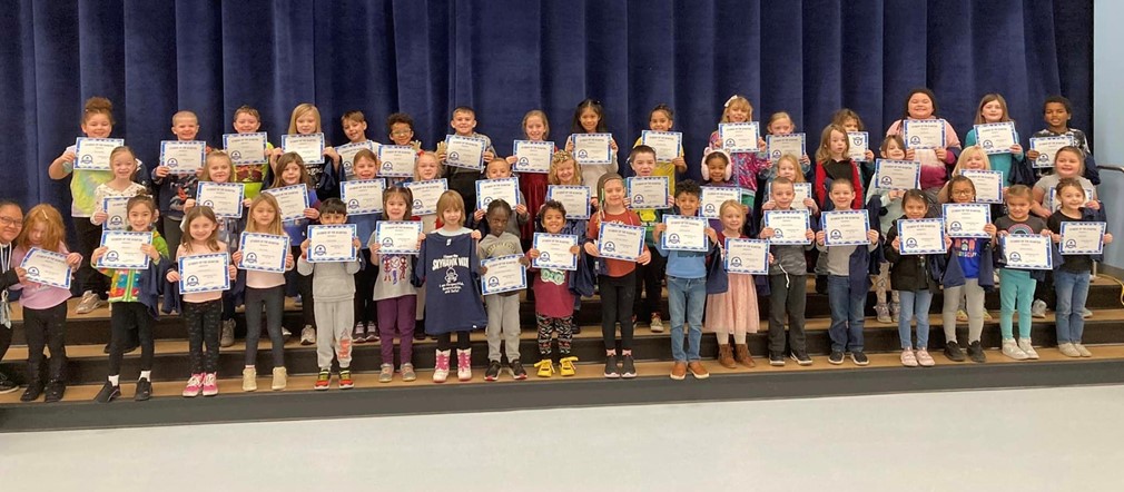 Fairborn Primary Students recognized for positive behavior! Great work FPS students!