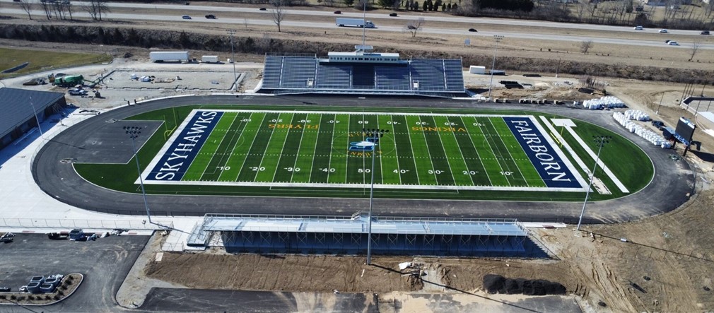 A great view of our new stadium! February 21, 2024