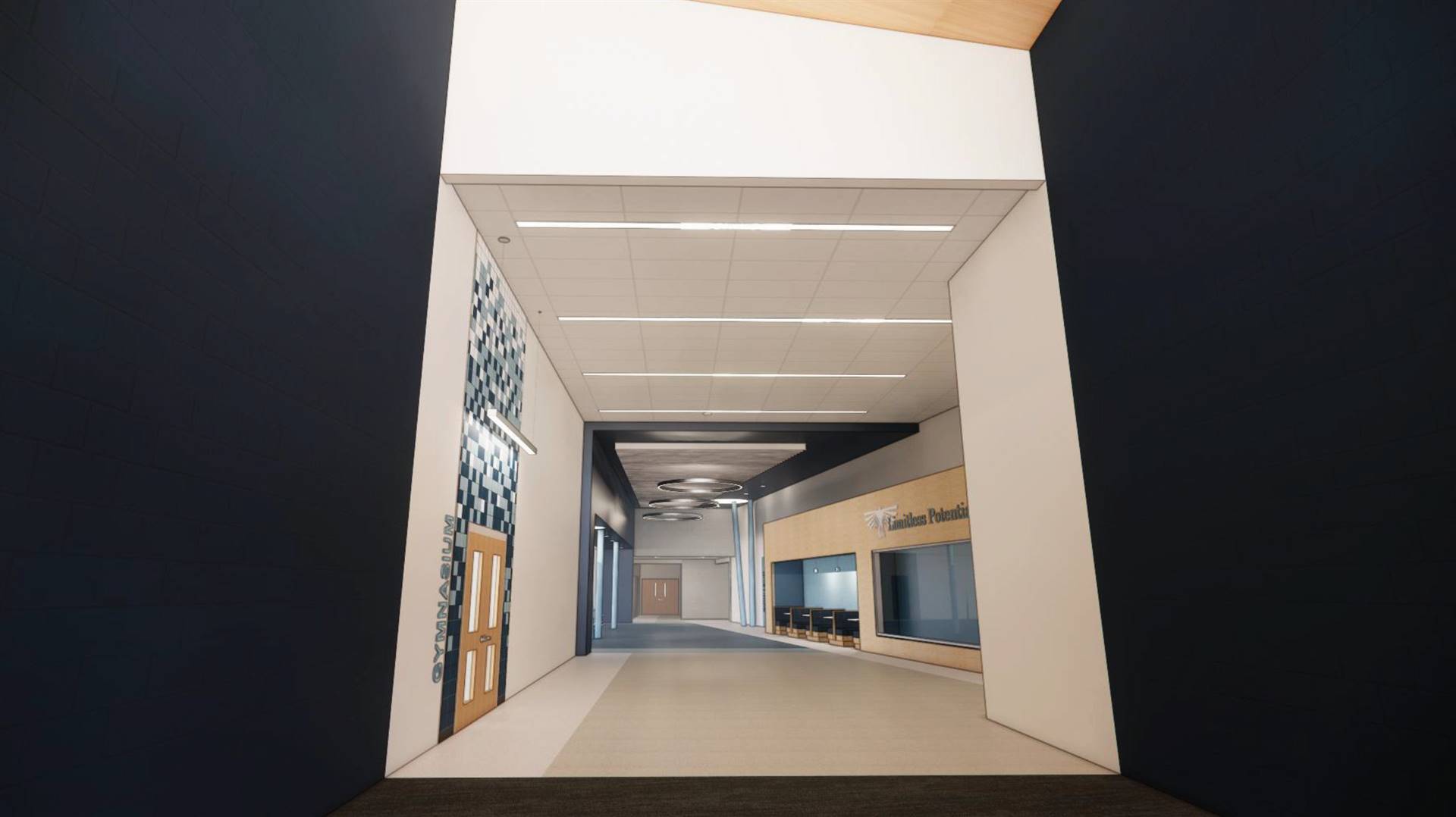 Interior view Fairborn Middle School