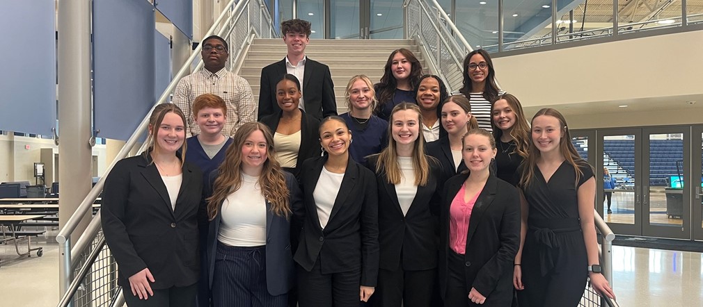 Fairborn High School HOSA (Future Health Professionals organization)  participate in Region 4 competition.