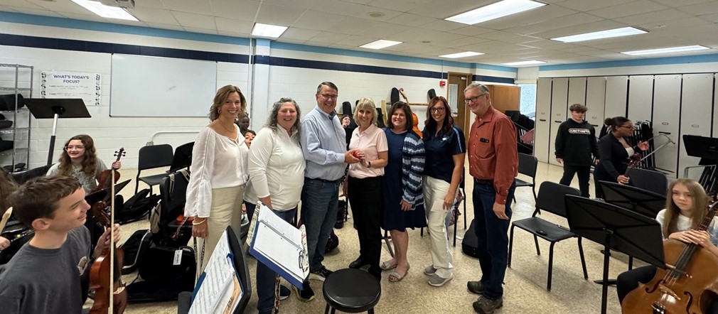 Staff Appreciation Week with district leadership and the Board of Education!